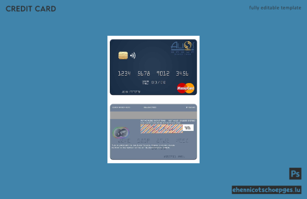 Gabon Alios Finance Mastercard Beispielvorschau